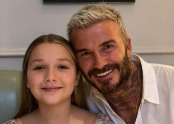 David Beckham no pudo evitar los celos por las rosas que recibió  su hija