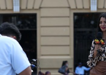 FOTOS: El sueño cumplido de Katherine Ramírez frente a cámaras de la televisión salvadoreña