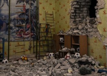 «Los niños estaban desayunando» durante bombardeo en guardería en Ucrania