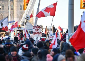 Nuevas manifestaciones contra las restricciones sanitarias en Canadá