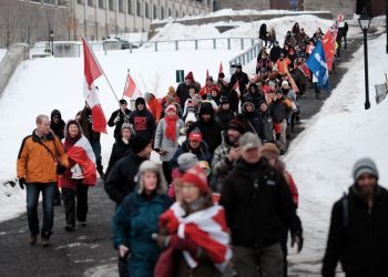 Declaran estado de emergencia en Ontario, Canadá, por protesta «ilegal» de camioneros
