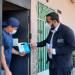Pacientes con Covid-19 reciben nuevo medicamento antiviral de manos del ministro de Salud, en San Miguel