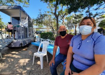 Esposos se hicieron la prueba de la Covid en Conchagua, La Unión