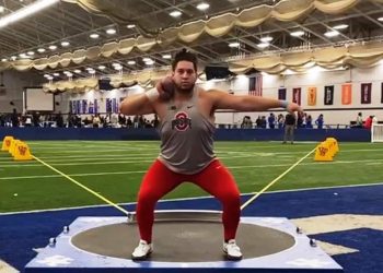 Atleta salvadoreño impone récord nacional en Estados Unidos