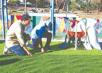Remodelación de complejo deportivo en Brisas será una fuente de empleo en Zaragoza