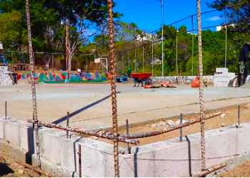 Remodelación de Complejo Deportivo Urbanización Brisas de Zaragoza cuenta con un 40% de avance
