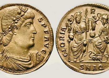 Descubren en Israel moneda romana de 1,650 años de antigüedad con retrato de emperador Valentiniano el Grande