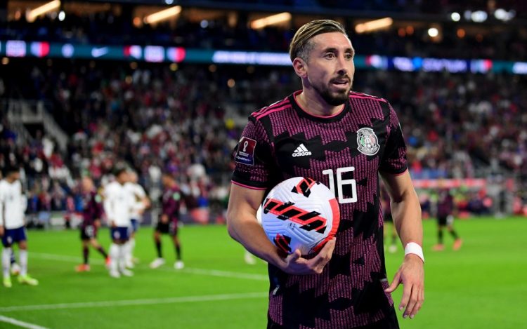 Héctor Herrera #16 de México en acción durante un partido clasificatorio para la Copa Mundial de la FIFA 2022 entre Estados Unidos y México en el Estadio TQL.   Emilee Chinn/Getty Images/AFP (Photo by Emilee Chinn / GETTY IMAGES NORTH AMERICA / Getty Images via AFP)