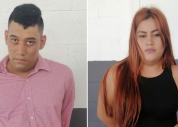 Policía captura un hombre y una mujer que asaltaron a varias personas en Cuscatancingo