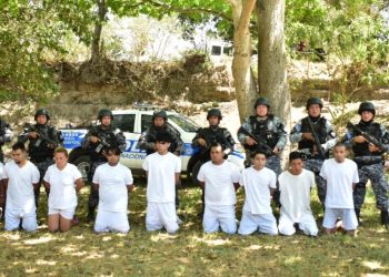 Policía presenta a pandilleros de Lourdes involucrados en 14 homicidios, incluidos dos repartidores de comida rápida