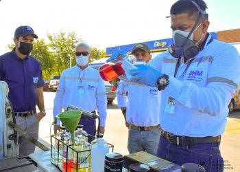 Hidrocarburos y Minas verifica la calidad y el peso de combustibles en estaciones de servicio