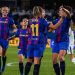 El FC Barcelona femenino gana la liga española por tercera vez consecutiva
