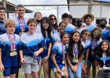 Clubes de natación Aqua Center y Most destacaron en San Pedro Sula