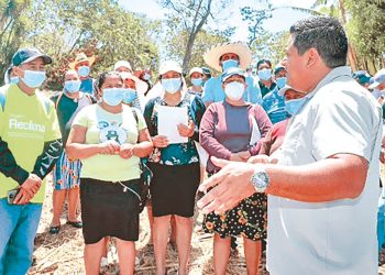Titular del Ministerio de Agricultura y Ganadería verifica proyecto de agricultura verde