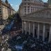 Manifestantes marcharon en Argentina en medio de creciente inflación