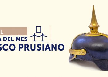 El Museo Nacional de Antropología (MUNA) exhibe un casco prusiano
