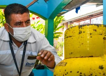 Gobierno de El Salvador inspecciona precio, calidad y cantidad exacta del gas propano en Cuscatlán