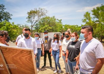 Realizan recorrido en zona de construcción del CUBO de San Luis Talpa