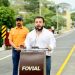 Ministro de Obras Públicas entrega nuevo puente sobre el río Guaxala, en el municipio de El Rosario, La Paz