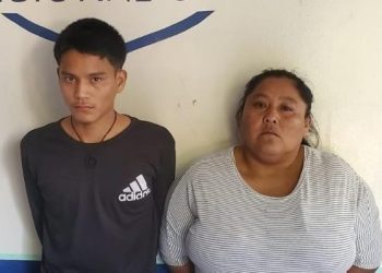 Madre e hijo vinculados a pandillas fueron detenidos en San Pedro Perulapán