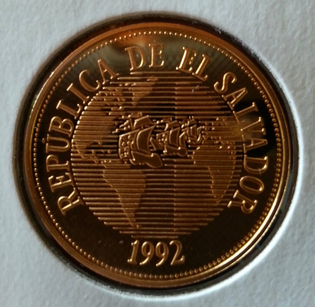 Moneda conmemorativa la paz 1