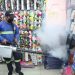 Alcaldía de San Salvador realiza jornada de fumigación en fase ll de la revitalización del Centro Histórico