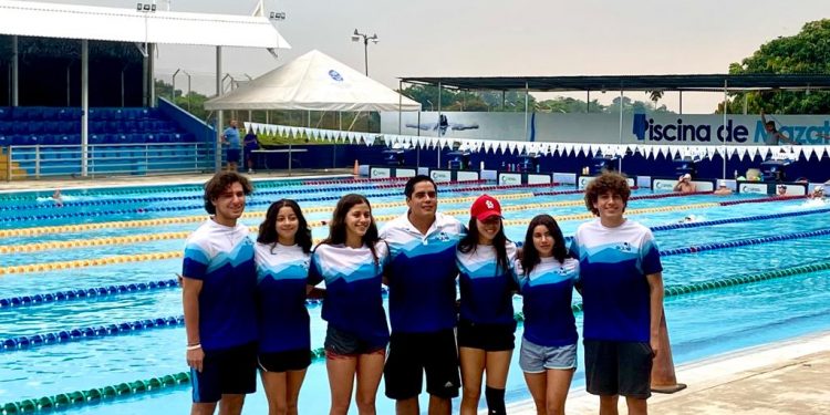 Una delegación del Club Aqua Center, se encuentra compitiendo en el Campeonato Nacional Individual, con sede en Mazatenanago, Guatemala. Fotos/ Club Aqua Center