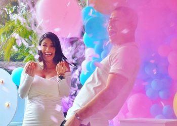 FOTOS | Así celebraron Tuty Santamaría y Junior Burgos la revelación de género de su bebé
