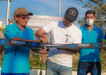 Inauguran polideportivo en Brisas de Zaragoza