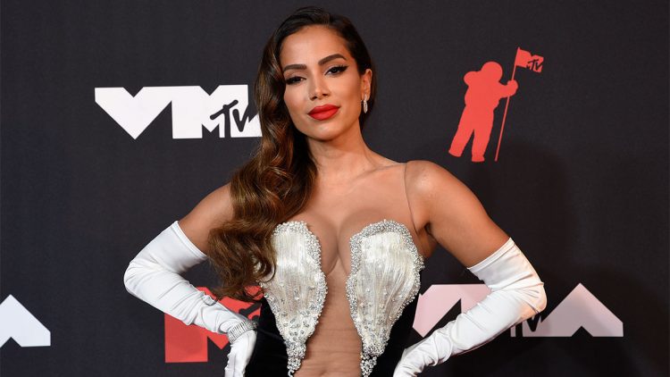 Anitta arrives at the MTV Video Music Awards at Barclays Center on Sunday, Sept. 12, 2021, in New York.  *** Local Caption *** .