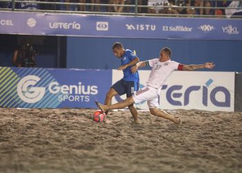 Frank Velásquez, seleccionado de fútbol playa: «El apoyo del Indes y el presidente Yamil Bukele ha motivado este grupo»