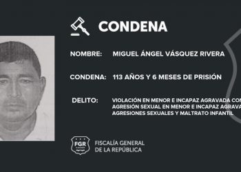 Violador fue condenado a 113 años de cárcel por abusar de 5 niños