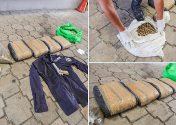Autoridades incautan droga y municiones que pandilleros ocultaban en casa comunal en San Salvador