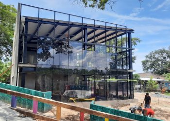Avanza la construcción del CUBO en San Luis Talpa