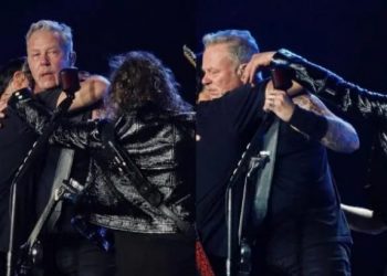«Pienso que ya estoy viejo», James Hetfield, vocalista de Metallica rompe en llanto durante concierto