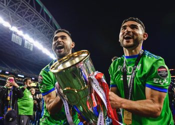 Fotos: Los festejos de Álex Roldán como campeón de la Concachampions