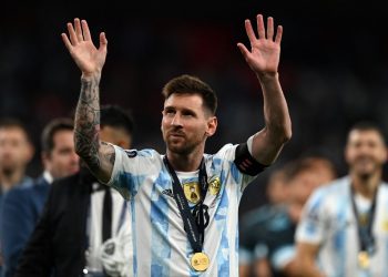 Lionel Messi, capitán de la selección de Argentina: «Ganar esta copa en Wembley es una alegría»