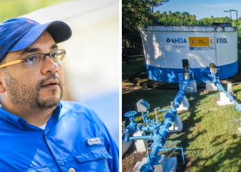 Presidente de la ANDA, Rubén Alemán, verifica planta de bombeo Pimental 2 de San Luis Talpa