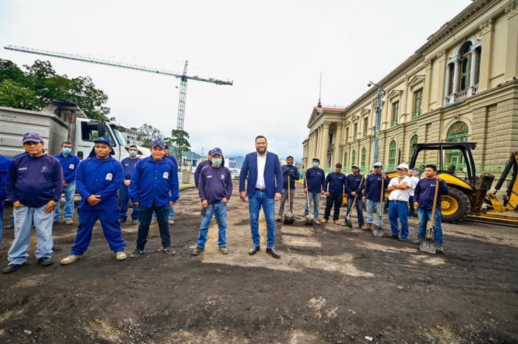 El alcalde de San Salvador hizo el lanzamiento oficial de la fase II del plan de revitalización del centro histórico de San Salvador.