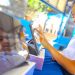 Ministerio de Educación entrega tablets a estudiantes del Centro Escolar Cantón San Antonio Caminos de San Vicente