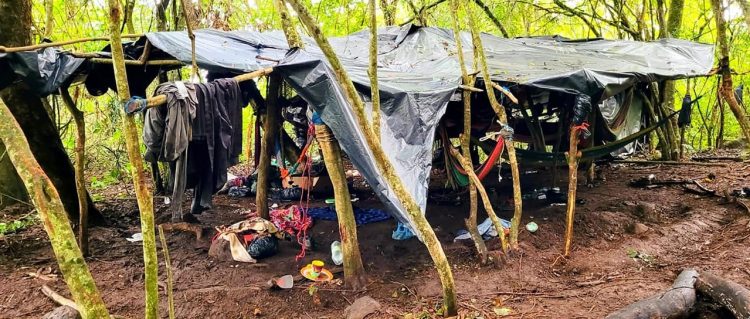 Localización.
Las autoridades
han aplicado
tecnología y
técnicas de
vigilancia para
ubicar los
campamentos
y arrestar a los
mareros.
