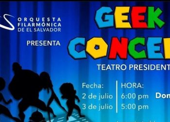 Filarmónica realizará un «Geek Concert» para recordar la infancia salvadoreña