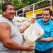 Entregan paquetes de alimentos a 300 pescadores