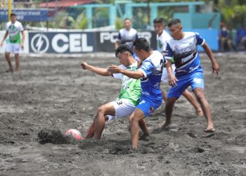 La Barra de Santiago perdió el invicto y liderato en la Liga de Fútbol Playa