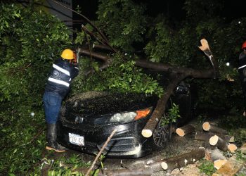 Lluvia provoca inundaciones en varias calles y colonias del Gran San Salvador
