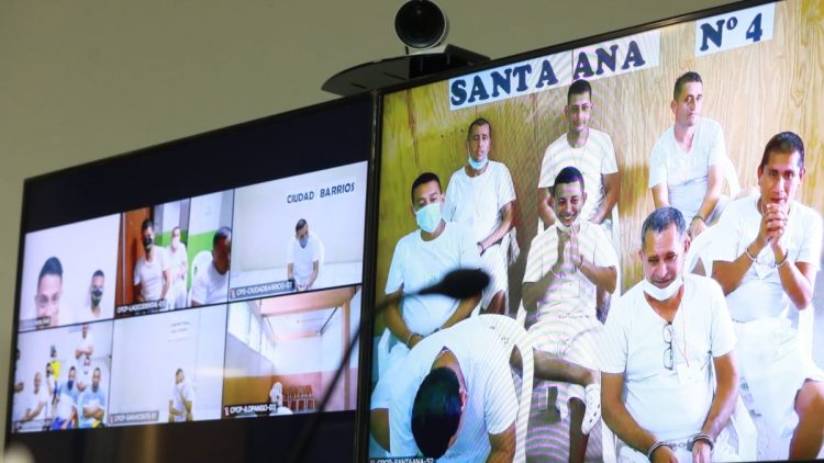 La mayoría de acusados enfrentan la vista pública de forma virtual desde diferentes penales. Foto/Edison González.