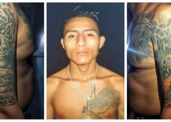 Capturan a pandillero que gastó más de $3,000 intentando ocultar sus tatuajes alusivos a grupos terroristas