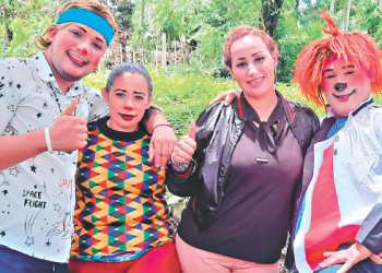 Sanyen, el payaso que hizo que sus hijos siguieran sus pasos