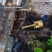 Obras de protección de carretera de Santa Ana hacia San Pablo Tacachico cuentan con un 45 % de avance