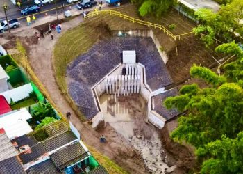 Entregan obra de mitigación de riesgos en quebrada El Garrobo, San Salvador
